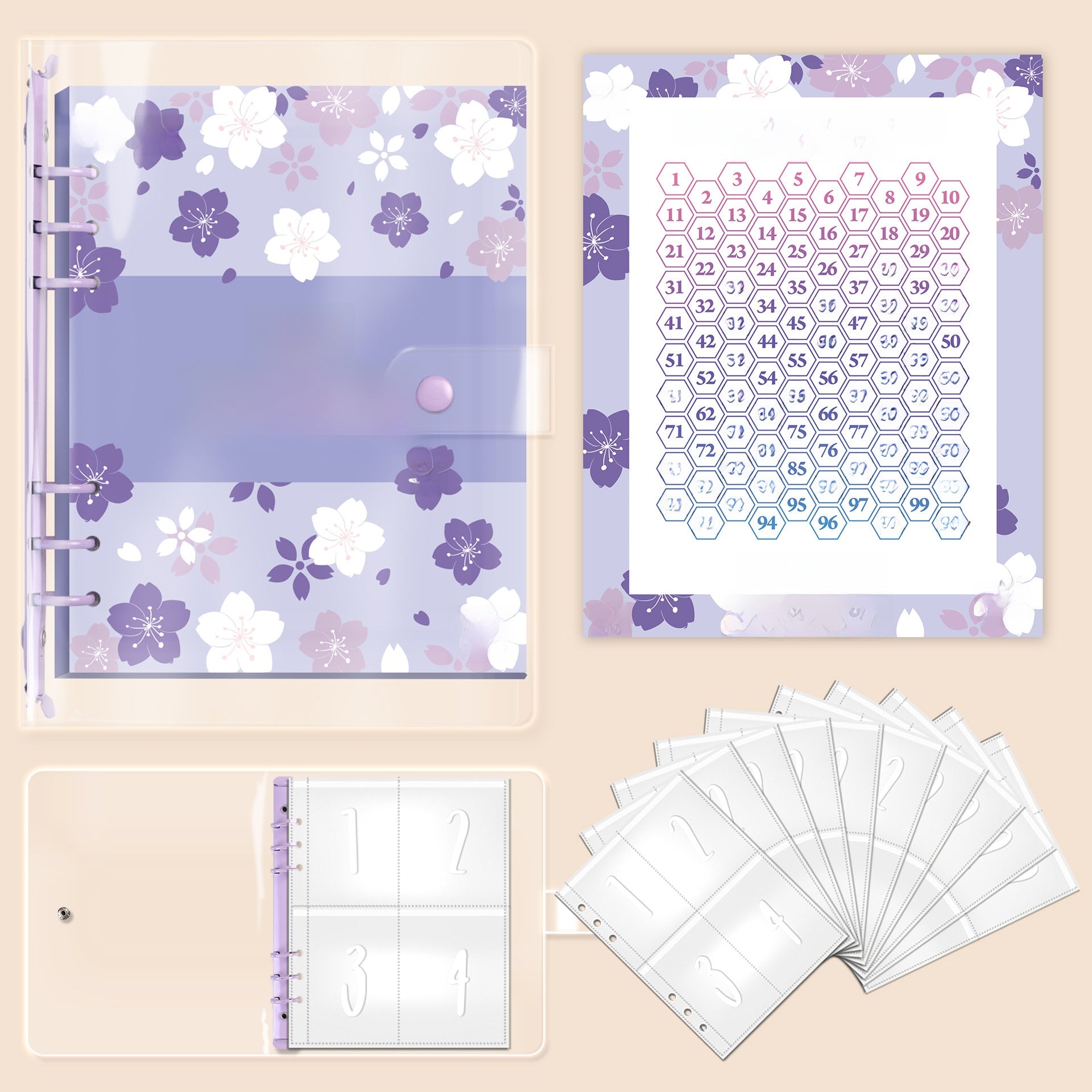 Refillable Cash Savings Book