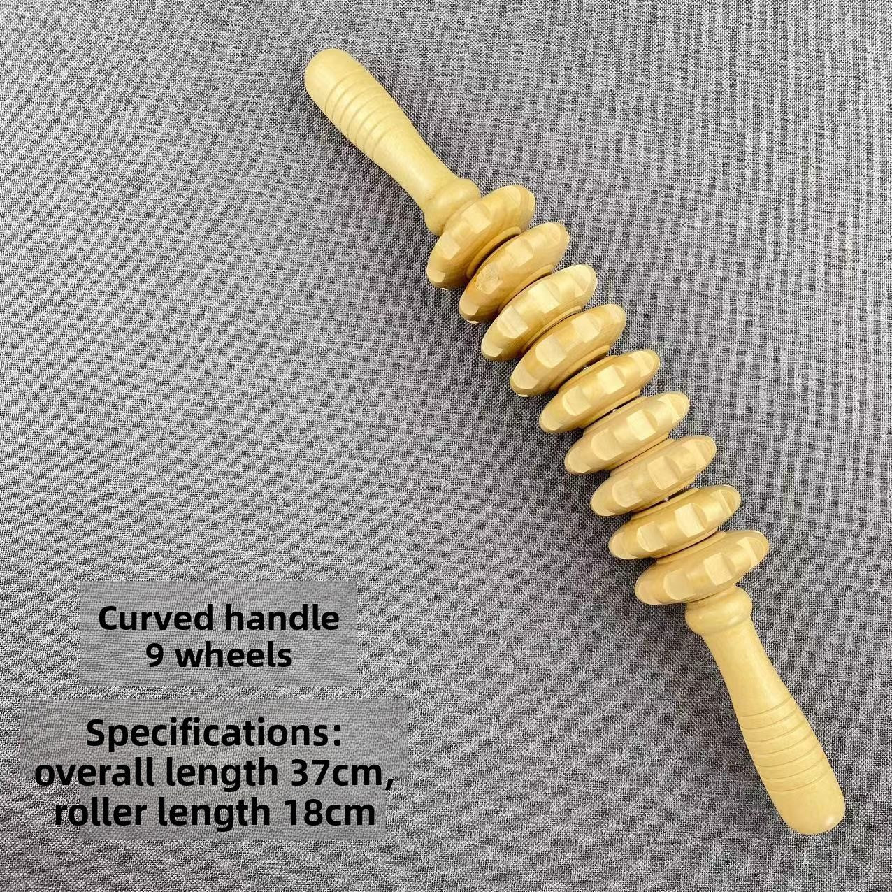 Thin Wooden Yoga Massage Roller