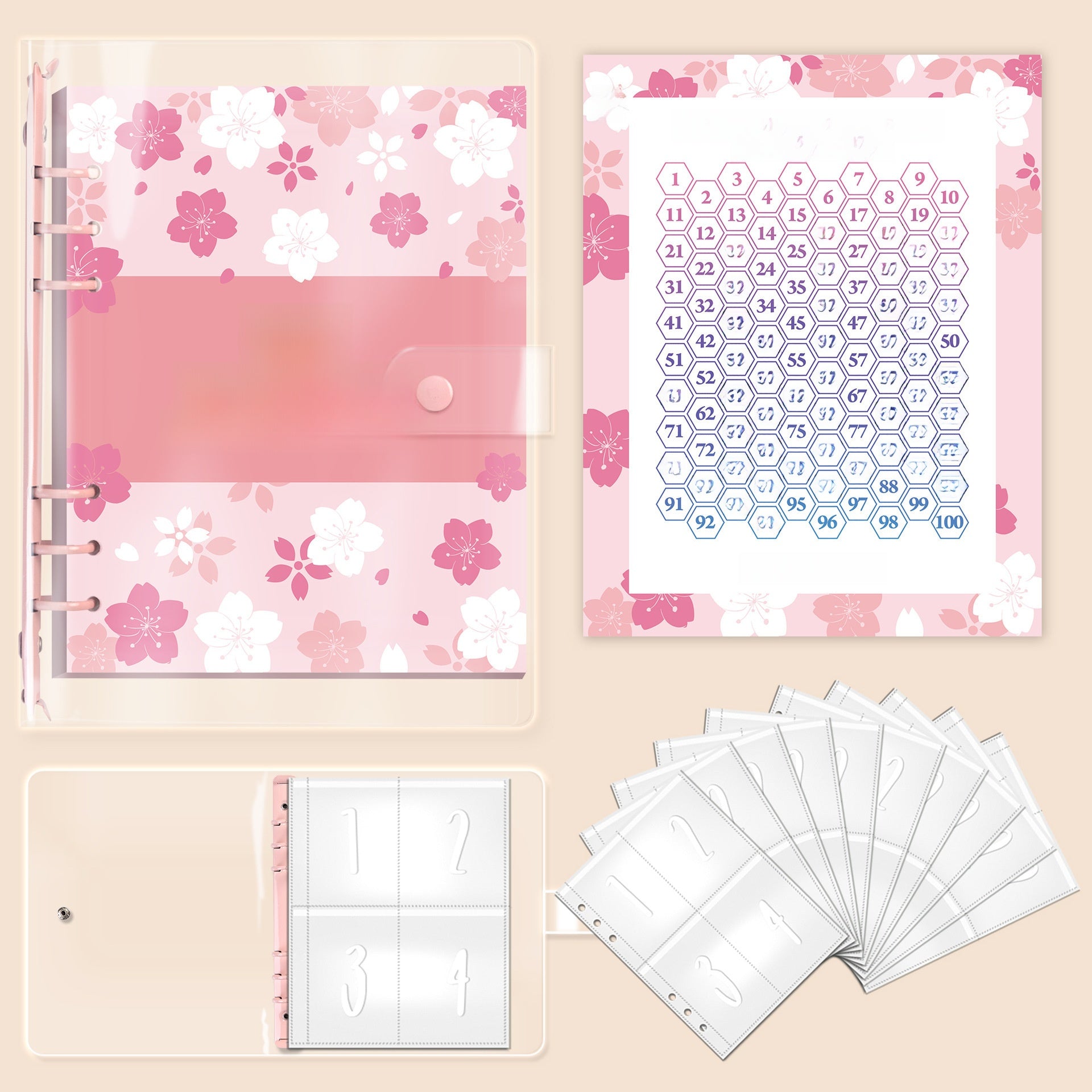 Refillable Cash Savings Book