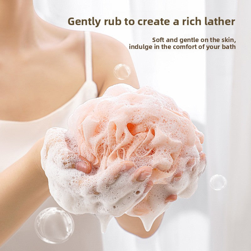 Soft Handle Bath Ball with Automatic Liquid-Dispensing