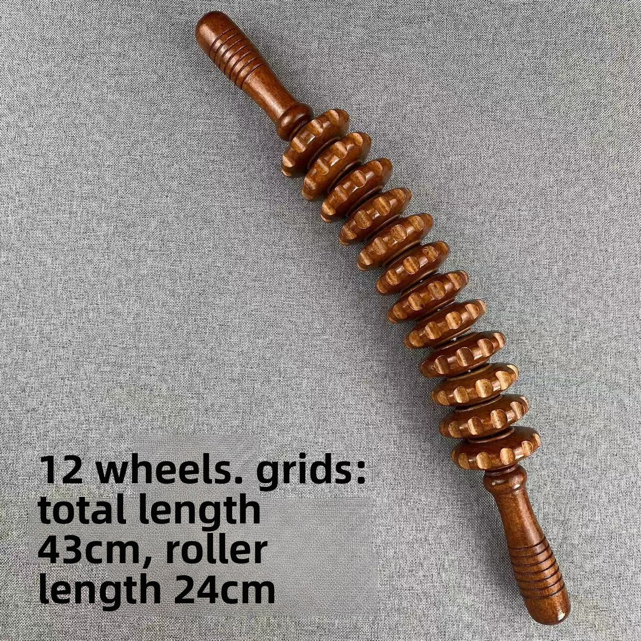 Thin Wooden Yoga Massage Roller