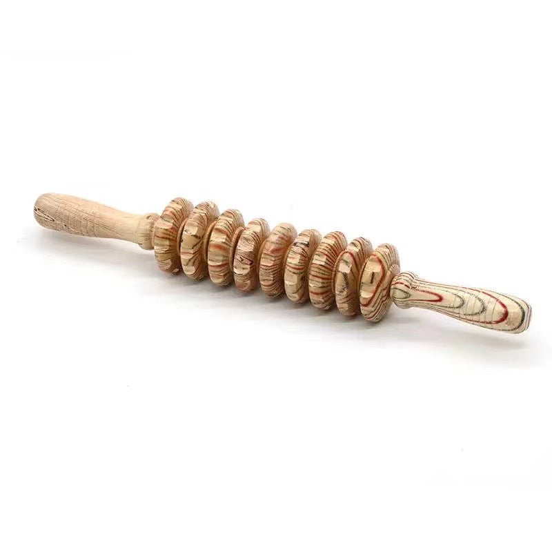 Thin Wooden Yoga Massage Roller
