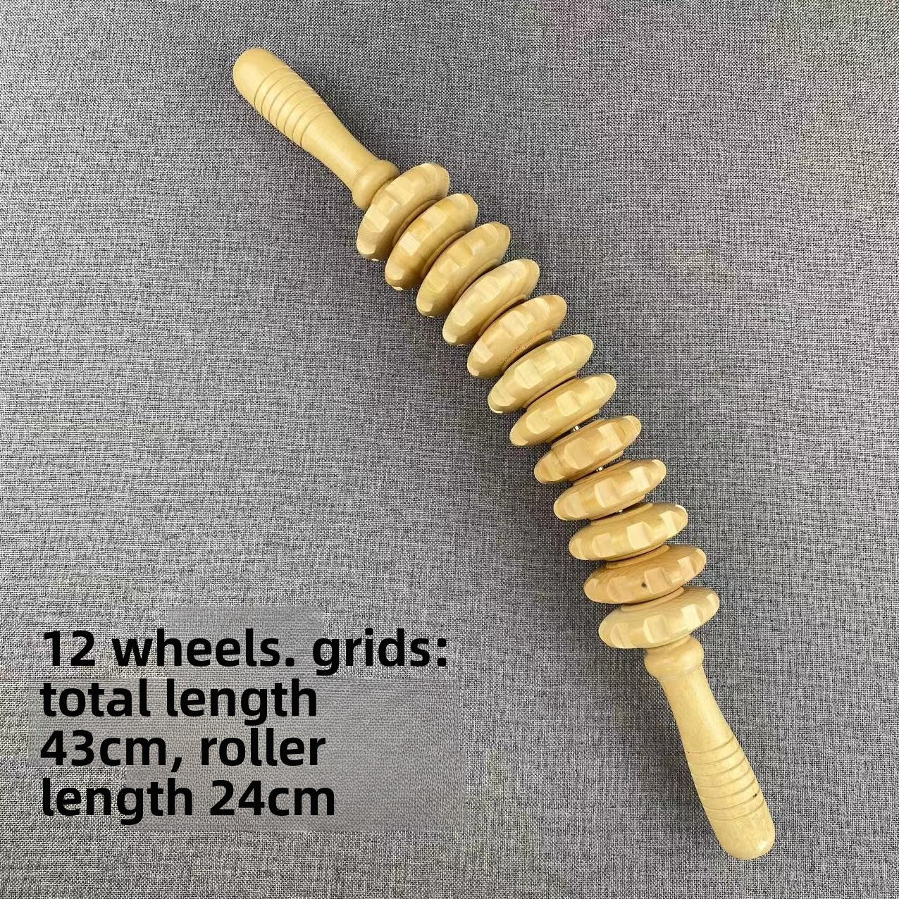 Thin Wooden Yoga Massage Roller