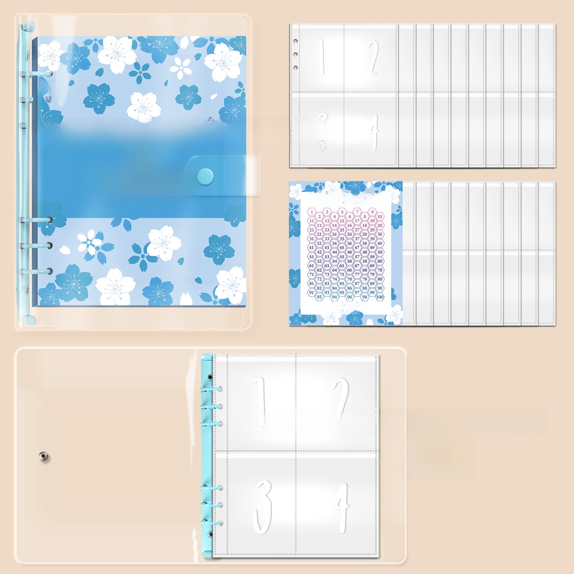 Refillable Cash Savings Book